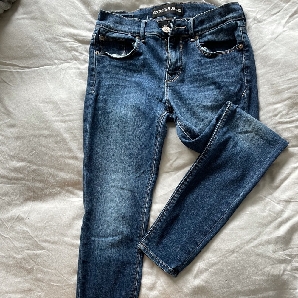 EXPRESS jeans legging MIA Mid Rise 4S